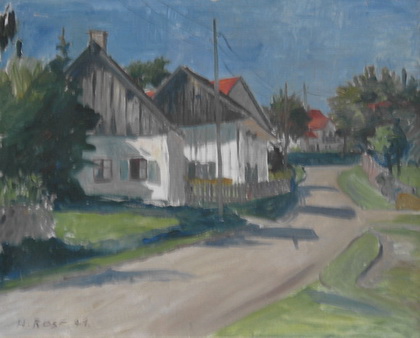 015-0 Dorfstraße in Unterschondorf, 1941