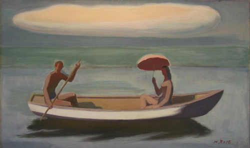 019 Kahn mit Wolke, 1958